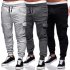 Men Twill Jogger Pants Big Pocket Elastic Drawstring Casual Trousers Slim Fit  ArmyGreen M