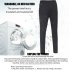 Men USB Electric Heated Pants Outdoor Hiking Camping Constant Temperature Winter Warm Heated Trousers Black L