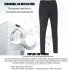 Men USB Electric Heated Pants Outdoor Hiking Camping Constant Temperature Winter Warm Heated Trousers Black XL