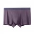 Men Underwear Plus Size Loose Modal Seamless Underpants Middle Waist Solid Color Breathable Underwear elegant gray L  45 57 5kg 