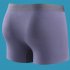 Men Underwear Plus Size Loose Modal Seamless Underpants Middle Waist Solid Color Breathable Underwear Light gray green 3XL  82 5 95kg 