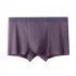 Men Underwear Plus Size Loose Modal Seamless Underpants Middle Waist Solid Color Breathable Underwear gray green XL  57 5 70kg 