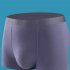 Men Underwear Plus Size Loose Modal Seamless Underpants Middle Waist Solid Color Breathable Underwear gray green 6XL  120 132 5kg 