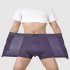 Men Underwear Plus Size Loose Modal Seamless Underpants Middle Waist Solid Color Breathable Underwear Medium grey 6XL  120 132 5kg 