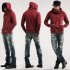 Men Warm Zipper Hoodie Fashion Hooded Slim Fit Jacket Coat Casual Tops