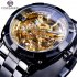 Men Waterproof Automatic Mechanical Watch black