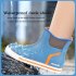 Men Waterproof Deck Boots Anti slip Neoprene Rubber Ankle Rain Boots For Fishing Boating Muddy Wetland Beach 1 Pair sky blue 12   46 47   