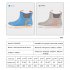 Men Waterproof Deck Boots Anti slip Neoprene Rubber Ankle Rain Boots For Fishing Boating Muddy Wetland Beach 1 Pair sky blue 7 39 