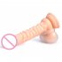 Men Waterproof Silicone Ball Scrotum  Bag Testicle Bondage Lock Ring Penis Endurance Exercise Adult Sex Toys Enrich Your Sex Life White
