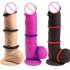 Men Waterproof Vibrators Collars Cock Penis Ring Delay Premature Lock Fine Sex Toys for Men  black