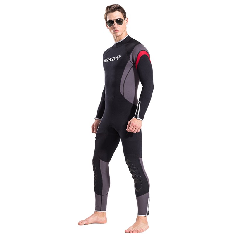 Men Wetsuit 2.5MM Neoprene Wet Suit UV Protection Rash Guard Long Sleeve Swimwear Kayaking Snorkeling Gear