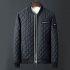 Men Winter Fashion Down Cotton Jacket Collar Jacket Cotton Coat Tops black XXXL