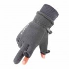 Men Winter Fleece Lined Gloves Waterproof Non-slip Warm Touch Screen Gloves
