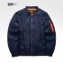 Men Winter Thick Jacket Warm Casual Cotton Short Coat Outwear Tops Navy blue XXXL