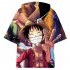Men Women 3D Digital Printing Cartoon One Pieces Short Sleeve Hooded T Shirt Q 5697 YH09 Q S
