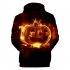Men Women 3D Halloween Pumpkin Face Digital Printing Hooded Sweatshirts N 03876 YH03 Style 8 M