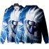 Men Women 3D Naruto Series Digital Printing Loose Hooded Sweatshirt Q 0447 YH03 F S