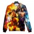 Men Women 3D Naruto Series Digital Printing Loose Hooded Sweatshirt Q 0444 YH03 C L