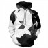 Men Women 3D Print Hoodie Casual Long Sleeve Hooded Coat Pullover Graphic Tops QYDM273 L XL