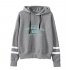 Men Women American Drama Riverdale Fleece Lined Thickening Hooded Sweater Gray A S