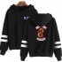 Men Women American Drama Riverdale Fleece Lined Thickening Hooded Sweater Black E XXL