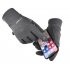 Men Women Anti Slip Windproof Gloves Autumn Winter Waterproof Thermal Warm Touchscreen Riding Skiing Gloves gray M