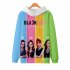 Men Women Blackpink Girls 3D Digital Printing Fashion Casual Hoodie Long Sleeve Pullover Tops with Hood Style E M