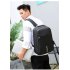 Men Women Charging Anti theft Computer Bag Backpack Bag Lock Multi function Backpack Travel School Bag black