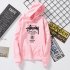 Men Women Couples Cool Stylish Letter Printing Long Sleeve Casual Sports Fleece Hooded Sweatshirts white XL