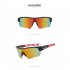 Men Women Cycling Glasses Anti uv Outdoor Sport Sunglasses Goggles Fashion Driving Running Fishing Eyewear White Frame Blue Lens
