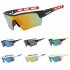 Men Women Cycling Glasses Anti uv Outdoor Sport Sunglasses Goggles Fashion Driving Running Fishing Eyewear White Frame Blue Lens