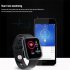 Men Women D20 Pro Bluetooth compatible Smart  Watch Y68 Blood Pressure Heart Rate Monitor Sports Tracker Compatible For Xiaomi Huawei black