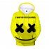 Men Women DJ Marshmello 3D Print Small Happy Face Balloon Long Sleeve Sport Hoodies Sweatshirt D style S
