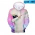 Men Women DJ Marshmello 3D Print Small Happy Face Balloon Long Sleeve Sport Hoodies Sweatshirt D style XXL
