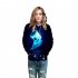 Men Women DJ Marshmello Noctilucent Hoodie 3D Digital Printing Light Long Sleeves Pullover Sweater J L