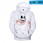 Men Women DJ Marshmello Fans 3D Print Small Logo Long Sleeve Sport Hoodies Sweatshirt F style_XL