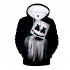 Men Women DJ Marshmello Fans 3D Print Small Logo Long Sleeve Sport Hoodies Sweatshirt F style XL