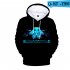 Men Women DJ Marshmello Fans 3D Print Small Happy Face Long Sleeve Sport Hoodies Sweatshirt O style M