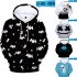 Men Women DJ Marshmello Fans 3D Print Small Happy Face Long Sleeve Sport Hoodies Sweatshirt O style M