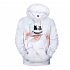 Men Women DJ Marshmello Fans 3D Print Small Logo Long Sleeve Sport Hoodies Sweatshirt F style L
