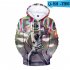 Men Women DJ Marshmello Fans 3D Print Small Logo Long Sleeve Sport Hoodies Sweatshirt F style M
