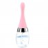 Men Women Electric Enema Rechargeable Anti reflux Premium Silicone Vibrating Anal Irrigator Pink