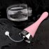 Men Women Electric Enema Rechargeable Anti reflux Premium Silicone Vibrating Anal Irrigator Pink