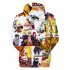 Men Women Fashion Cartoon Digital Printing Fleeces Hooded Sweatshirt Q0113 YH03 blue M