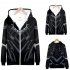 Men Women Fashion Cool Black Panther 3D Printed Long Sleeve Zipper Hooded Sweatshirt Q 4896 YH07 L