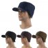 Men Women Fleeced Blackyak Hat Solid Color Warm Peaked Hat Cap for Autumn Winter