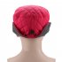 Men Women Fleeced Blackyak Hat Solid Color Warm Peaked Hat Cap for Autumn Winter