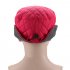 Men Women Fleeced Blackyak Hat Solid Color Warm Peaked Hat Cap for Autumn Winter