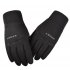 Men Women Gloves Autumn Winter Warm Touchscreen Nonslip Outdoor Riding Gloves black L