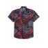 Men Women Hawaiian Summer Casual Printing Couples Short Sleeve Shirt 9  L